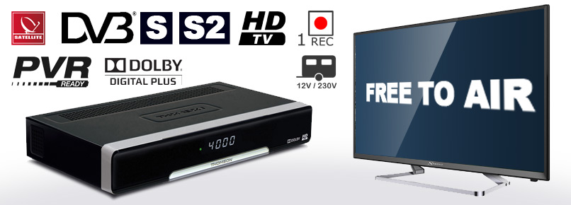 DÉCODEUR TNT HD avec Carte TNTSAT et Fonction Time Shift - Enregistrement Facile EUR 272,99