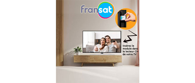 Le plus discret des décodeurs HD Fransat - CAM FRANSAT Neotion CI+