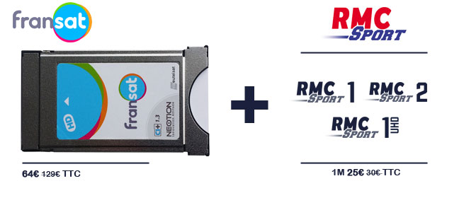 1 Month Access To Rmc Sport Via Eutelsat With 4k Compatible Fransat Mini Decoder