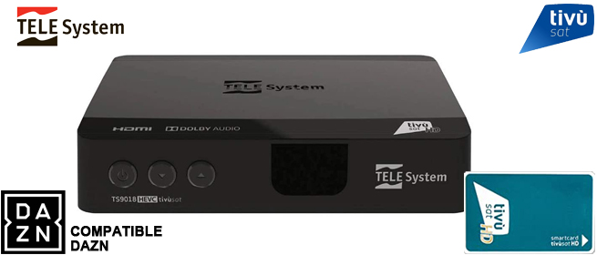 Récepteur Tele System TS9018 Tivusat