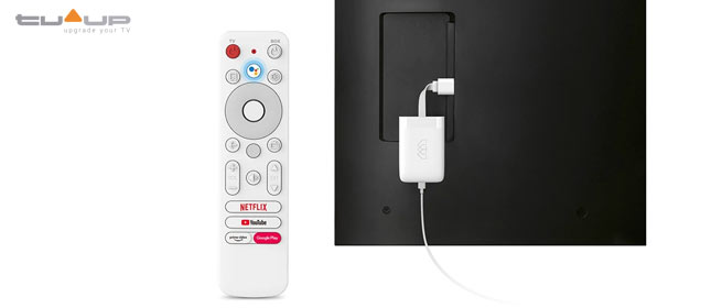 Galerie 4 TVup Premium 12 mois et Dongle Q Android TV 4K 